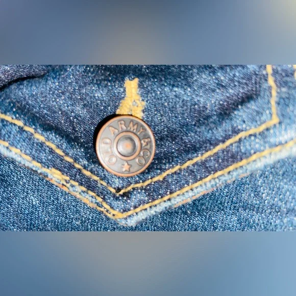 VGU ”Wednesday” Girls Sz-M Jean Jacket🐆Leopard Accent Print-Color, Sleeve, Cuffs - Picture 16 of 16